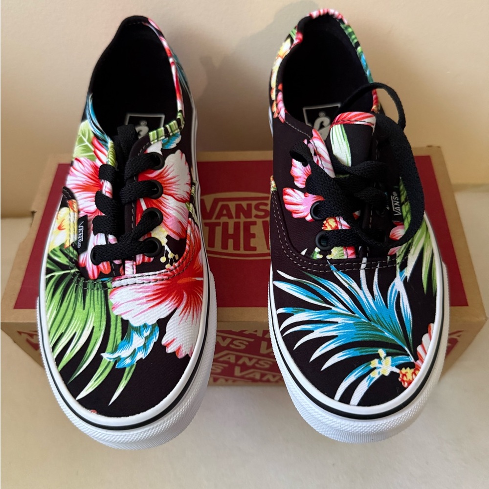 Vans Floral Black Sneakers